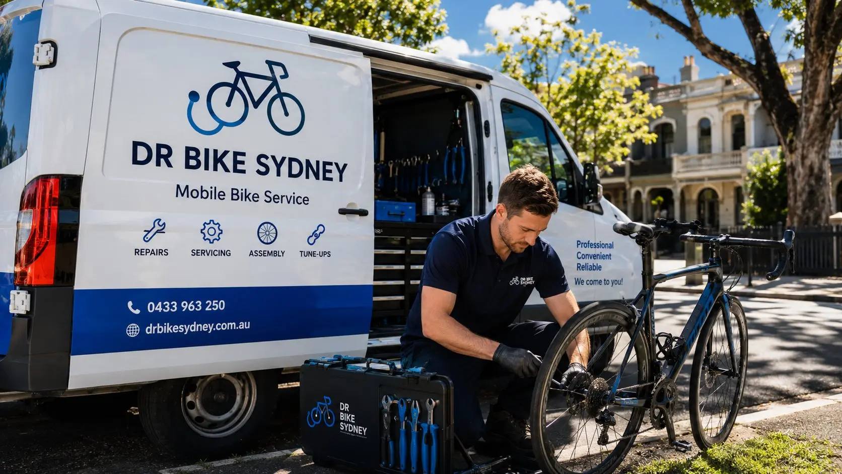 Dr. Bike Sydney mobile van